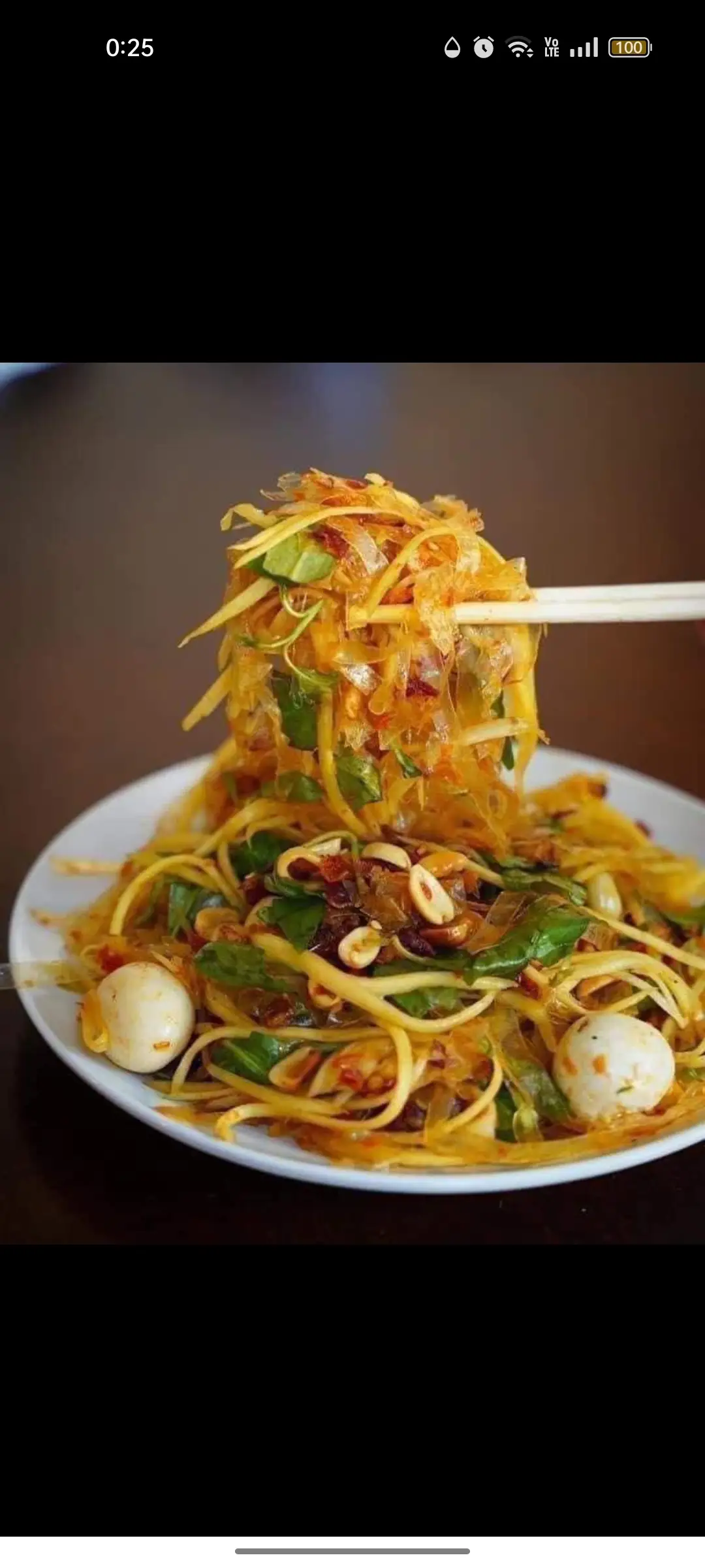 Hình ảnh Bánh tráng trộn khô bò