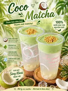 Hình ảnh sen dừa kem matcha sz M