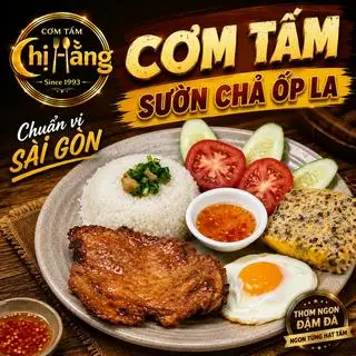 Cơm sườn chả ốp la - 92.000 ₫ tại Cơm Tấm Chị Hằng Since 1993 - Đỗ Quang Đẩu
