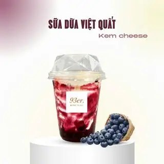Hình ảnh Sữa dừa việt quất kem cheese