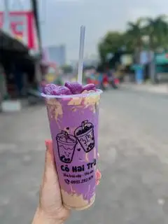 Hình ảnh Trà sữa sốt khoai môn