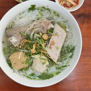 Hình ảnh Bún mọc chả sườn non