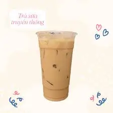 Hình ảnh Trà Sữa Truyền Thống + Thạch Cá Heo
