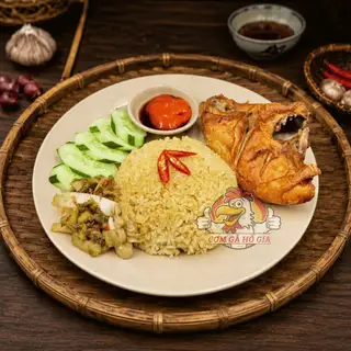 Cơm ức gà - gà ta - 51.000 ₫ tại Hồ Gia - Cơm Gà Xối Mỡ - Hoàng Văn Thụ