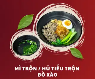 MÌ/ HỦ TIẾU TRỘN BÒ XÀO - 65.000 ₫ tại Mì Trộn Bò Xào - Phan Văn Hân