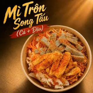 Siêu Phẩm Mì Trộn Khô – Song Tấu Trọn Vị - 55.000 ₫ tại Mì Trộn Muối Phủ A Phù - Nguyễn Gia Trí