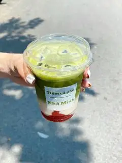 Strawberry matcha latte - 45.000 ₫ tại Tiệm Cà Phê Nhà Mình - Chung Cư Phạm Viết Chánh