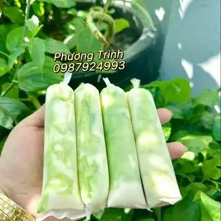 sữa chua bịch matcha  - 8.000 ₫ tại Rau Câu, Sữa Chua & Trà Sữa Phương Trinh - Gò Dầu