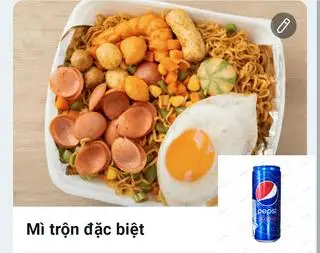 Hình ảnh Combo Mì Trộn Đặc Biệt + Pepsi