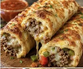 Hình ảnh Tortilla Nhân Bò Phô Mai