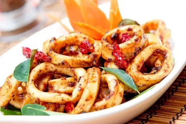 Hình ảnh Mực xào sa tế - nhỏ