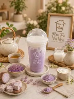 Hình ảnh Trà sữa khoai môn