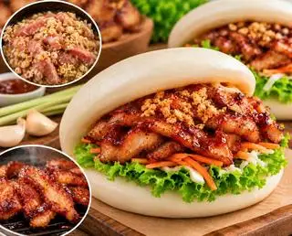 Hình ảnh Bao sườn BBQ