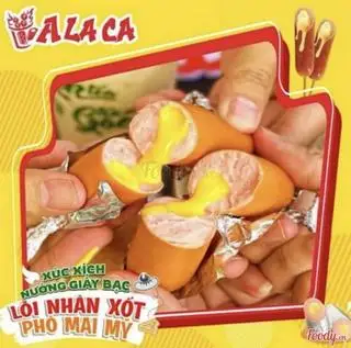 Hình ảnh 1BỊCH xúc xích giấy bạc nhân phô mai tan chảy 