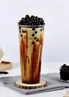 Hình ảnh Trà sữa trân châu đường đen full topping
