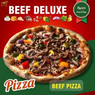 Pizza Bò Cao Cấp | Beef Deluxe Pizza - 339.000 ₫ tại Paulie's Pizza & Pasta - Pizza Men Chua Lò Củi - Lê Văn Sỹ
