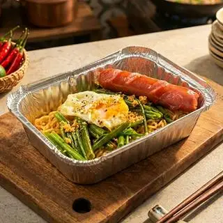 Mì trộn indomie Xúc Xích - 45.000 ₫ tại Cá Viên Chiên & Mì Trộn - Bếp Dì Hai - Phú Định