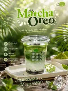 Hình ảnh Matcha Oreo kem mặn