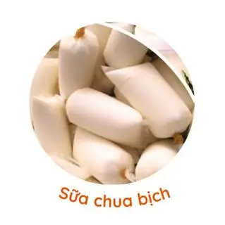 Sữa chua bịch - 8.000 ₫ tại Bún Đậu Mắm Tôm Hương Mơ - Đường Số 12