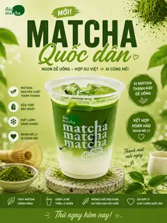 Hình ảnh Matcha latte quốc dân