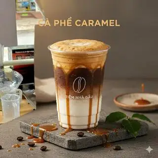 Hình ảnh cafe sữa tươi caramel