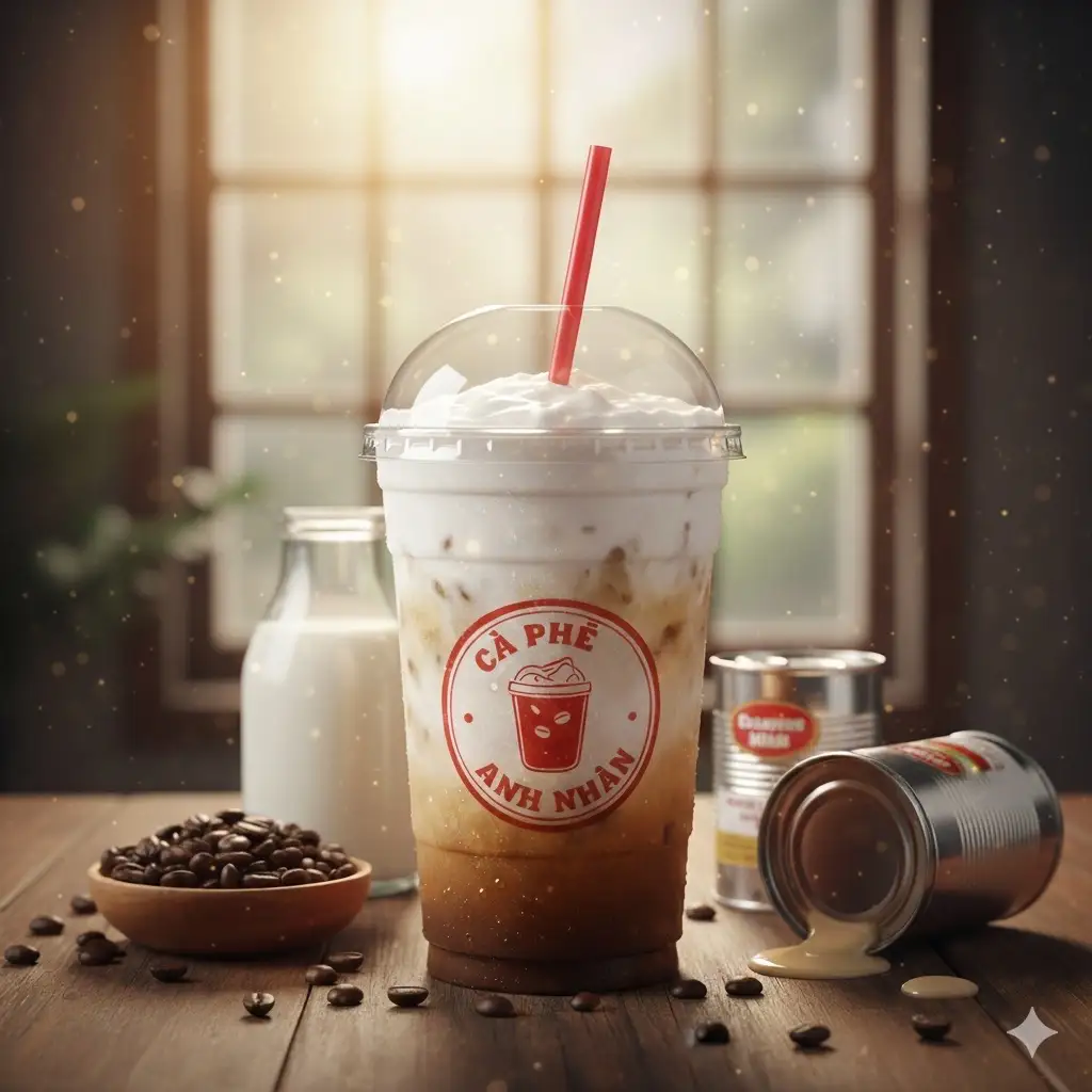 Cà phê sữa tươi (bạc xỉu) - 34.000 ₫ tại T'ny - Cà phê Take a way & Panna Cotta - Lê Văn Duyệt