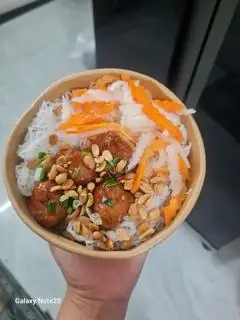 Hình ảnh bún thit nướng viên 