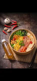 Hình ảnh Combo : Bún Nước Tương Đặc Biệt + Sâm Bông Cúc Đóng Chai Nhà Làm