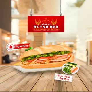 Bánh mì truyền thống sz M (Vừa) - 65.000 ₫ tại Bánh Mì Huynh Hoa - 26 Lê Thị Riêng