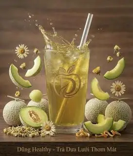 Hình ảnh Trà dưa lưới size lớn - Thanh mát