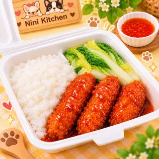 Hình ảnh Cơm Gà Xù Mắm Tỏi