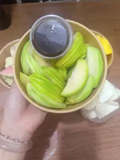 Hình ảnh Hộp Cóc Cày Già Kèm Sốt Chấm