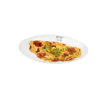 Trứng Chiên Lạp Xưởng 香肠煎蛋 Chinese Sausage Omelette - 99.000 ₫ tại Cơm Gà Hải Nam Singapore Eat Lah - Nguyễn Trường Tộ