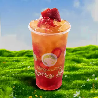 Trà Dâu Tây  (Size L 700ml) - 38.000 ₫ tại Qingwa Cha - Trà Sữa Đài Loan - Tô Hiến Thành