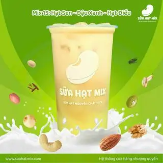 Hình ảnh Mix 15 - hạt sen - đậu xanh - hạt điều