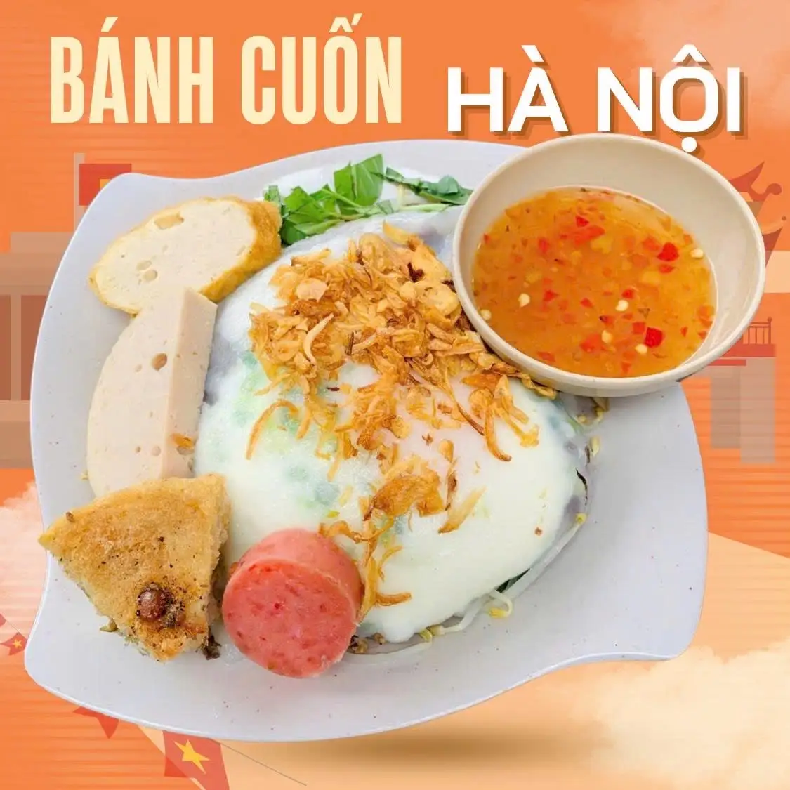 Hình ảnh Bánh cuốn trứng lòng Đào