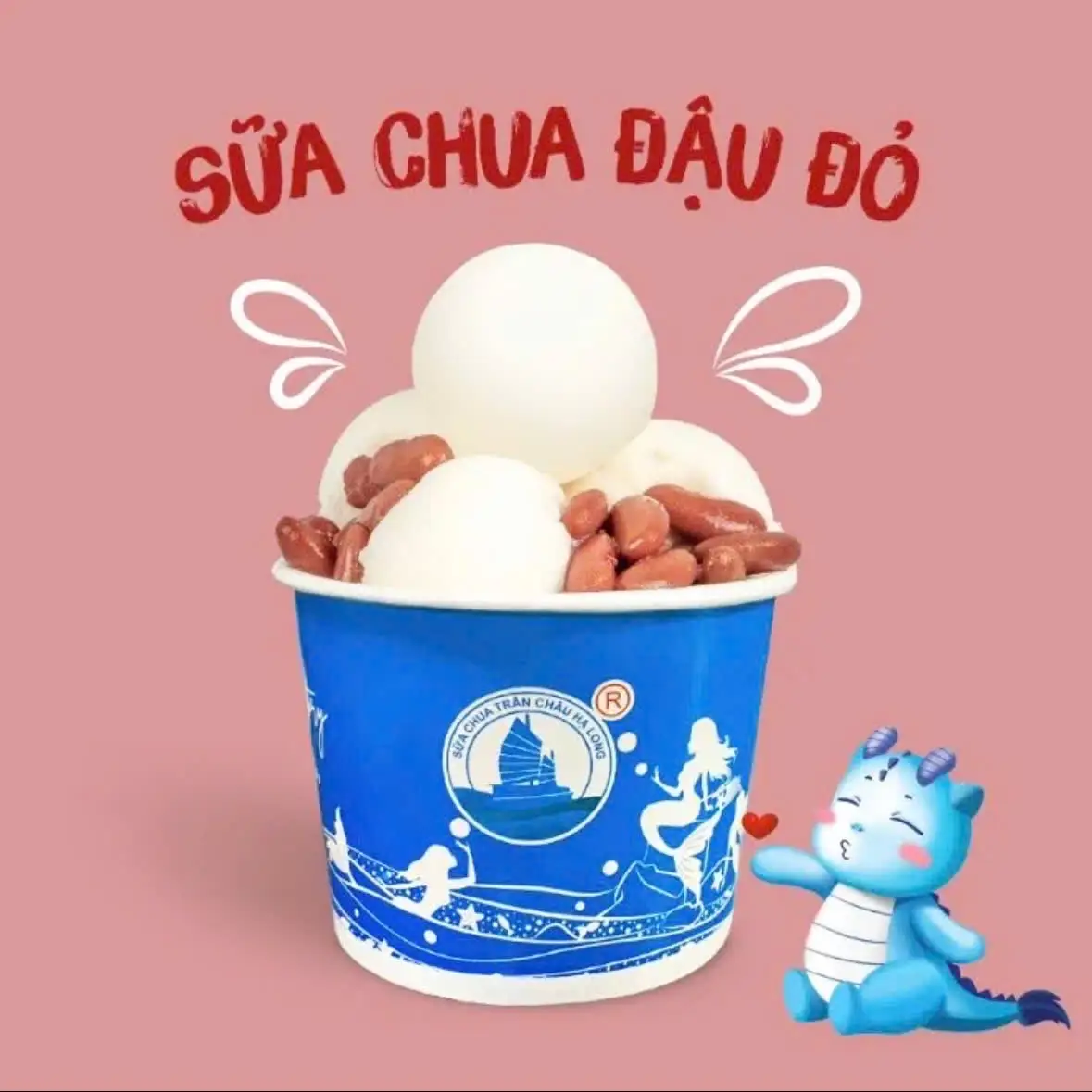 Sữa chua đậu đỏ - 32.000 ₫ tại Sữa Chua Trân Châu Hạ Long - Phạm Văn Chí