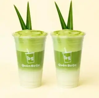 1 Matcha latte (L) - 1 matcha oatside (M) - 90.000 ₫ tại Trà Bơ Gơ - Trà Sữa, Trà Trái Cây & Matcha - Đoàn Văn Bơ