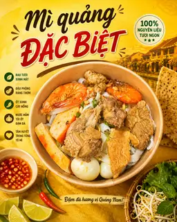 Mì Quảng Tô Đặc biệt - 63.750 ₫ tại Mì Quảng Trâm - Đường 19 Chung Cư Mỹ An