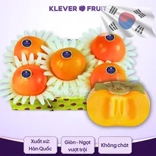Hình ảnh Hồng Hàn Quốc VIP - 05 quả ~1,25kg - Klever Fruit
