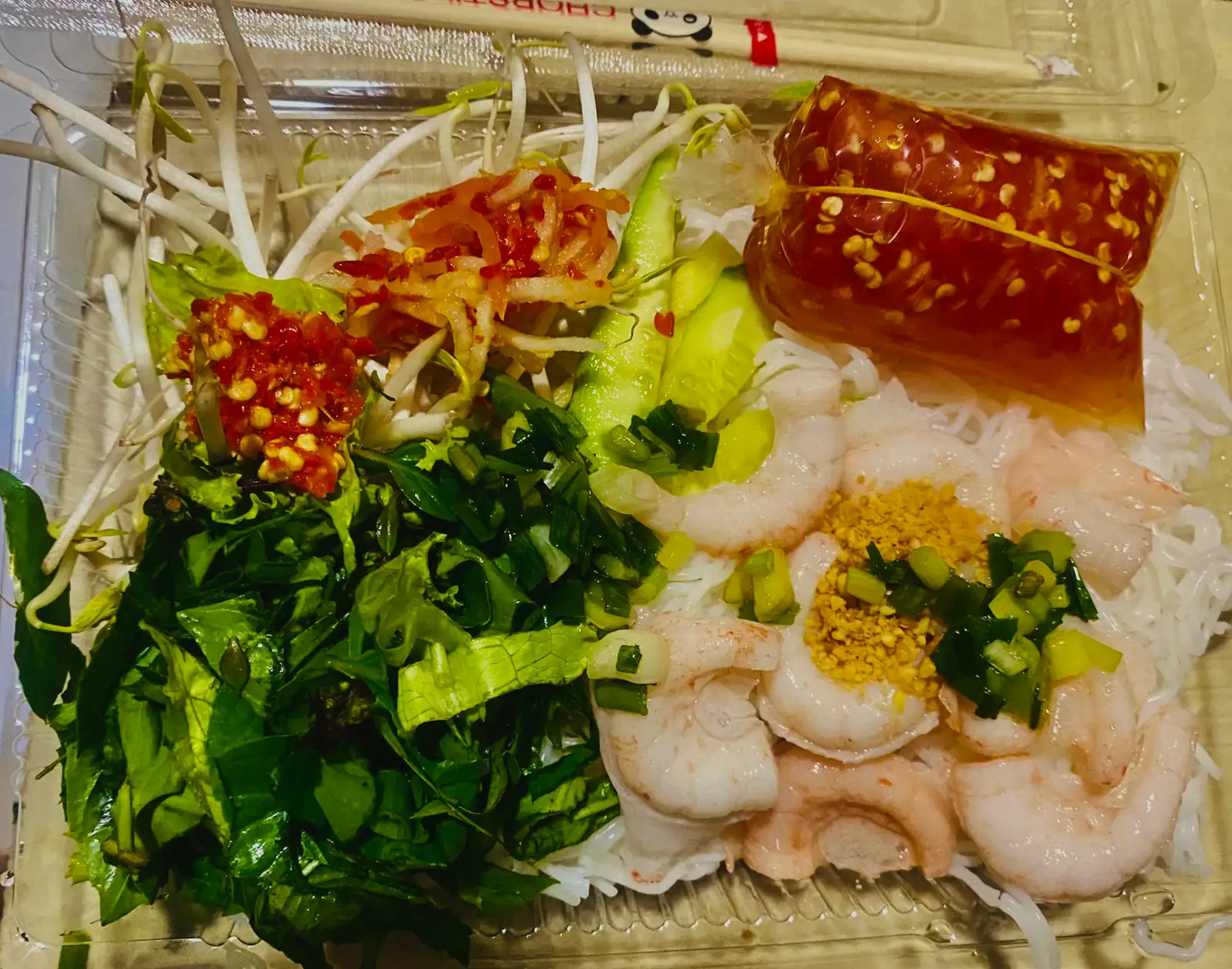 Bún Tôm Chay - 49.000 ₫ tại Bánh Xèo Giòn Giòn - Bò Nướng Lá Lốt Mỡ Chài - Vĩnh Viễn
