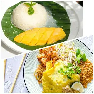 Combo đầy đủ ( xôi xoài, pad thái hải sản) - 150.000 ₫ tại Bangkok Station - Món Ăn Thái Lan - Xô Viết Nghệ Tĩnh