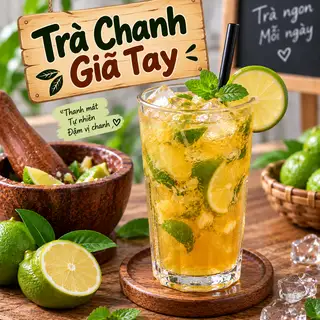 Hình ảnh Trà chanh giã tay