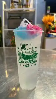 Hình ảnh Nước dừa dứa thạch phô mai 