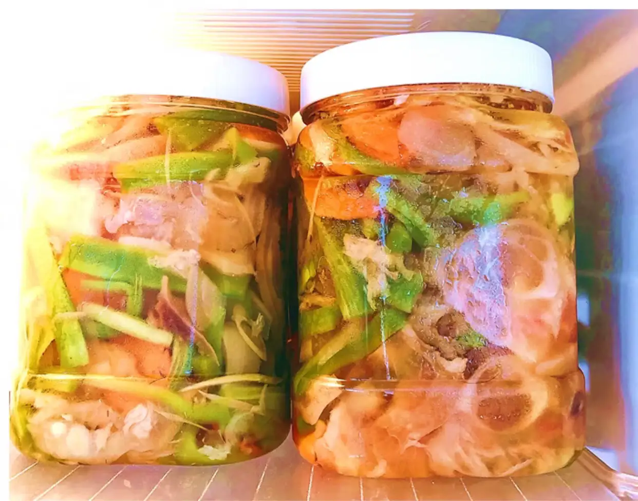 Hình ảnh Gân Bò Ngâm Chua Ngọt tặng kèm sốt chấm lớn