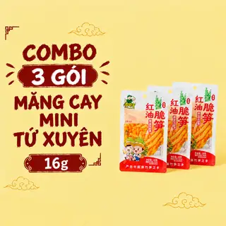 Hình ảnh Combo 3 Gói Măng Cay Mini Tứ Xuyên 16g