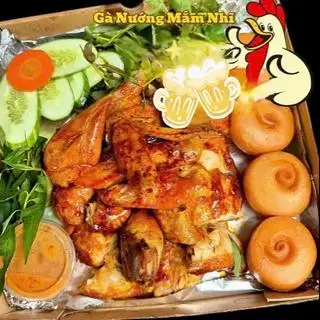 Gà nướng mắm nhĩ kèm 4 bánh bao - 245.000 ₫ tại Gà Nướng & Sườn Nướng A Trung 47 - Nguyễn Thượng Hiền