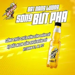 Hình ảnh Nước Tăng Lực Sting Gold 330ml