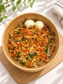 Hình ảnh Bánh tráng muối - tỏi - hành phi - ruốc