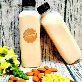 Hình ảnh Sữa hạt đậu xanh - hạnh nhân